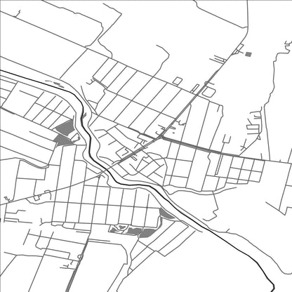 ROAD MAP OF CHISINEU-CRIS, ROMANIA BY MAPBAKES