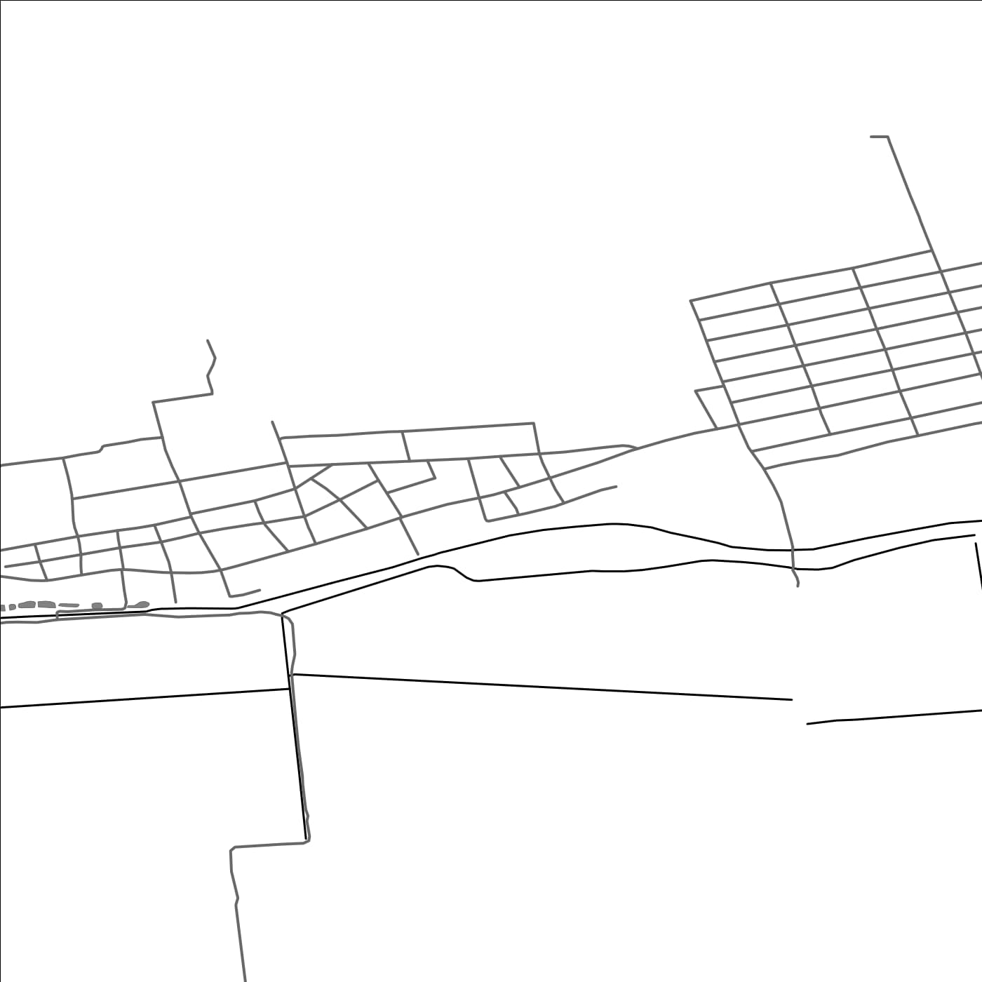 ROAD MAP OF CIOCANESTI, ROMANIA BY MAPBAKES