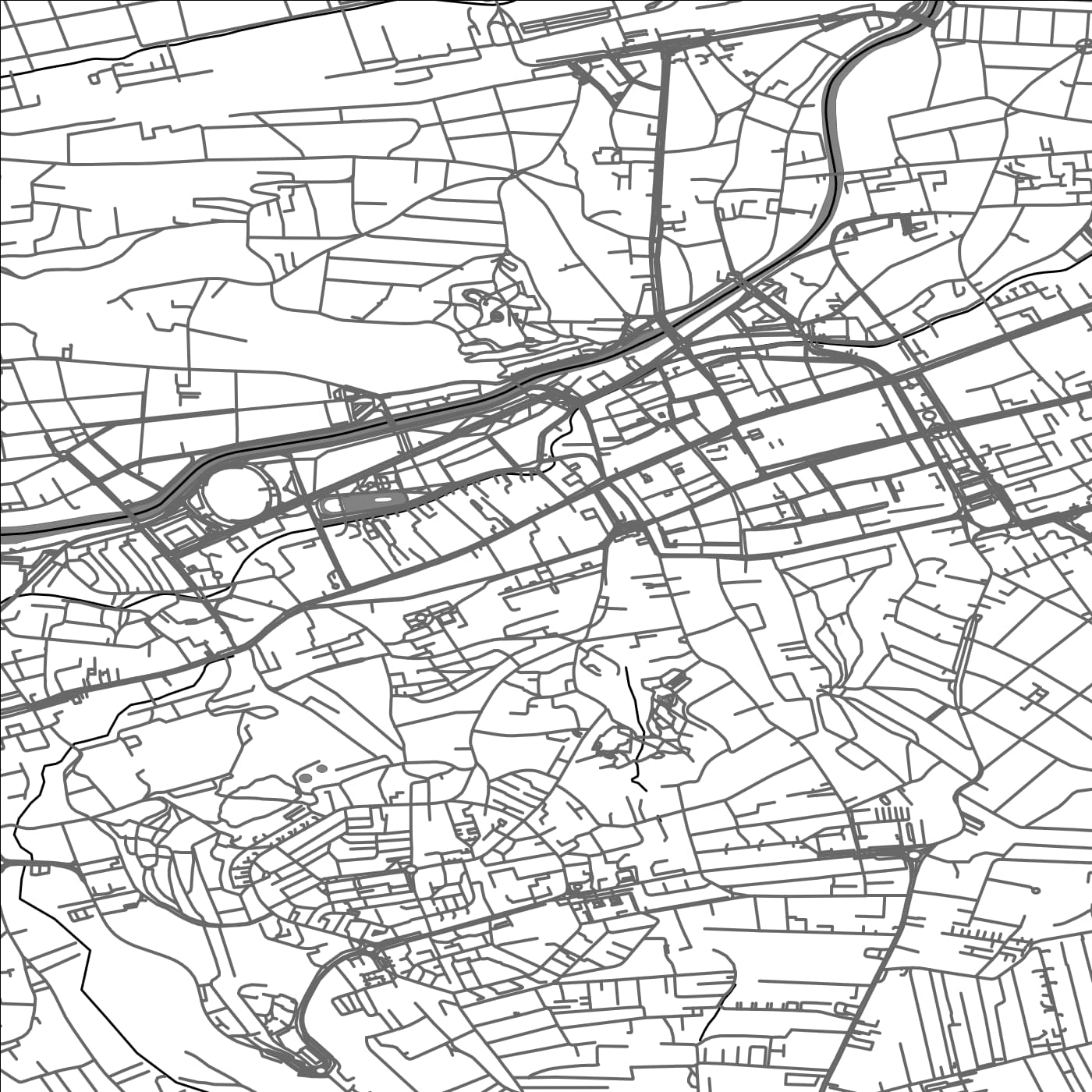 ROAD MAP OF CLUJ-NAPOCA, ROMANIA BY MAPBAKES