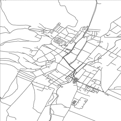 ROAD MAP OF CODLEA, ROMANIA BY MAPBAKES