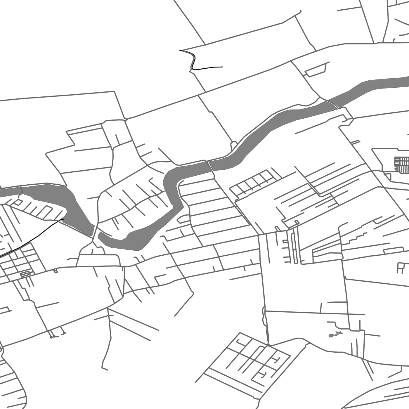 ROAD MAP OF CORBEANCA, ROMANIA BY MAPBAKES