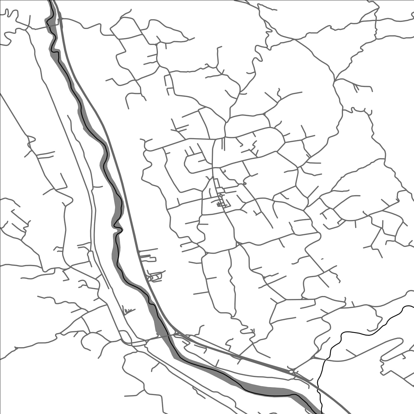 ROAD MAP OF CORNU-DE-JOS, ROMANIA BY MAPBAKES