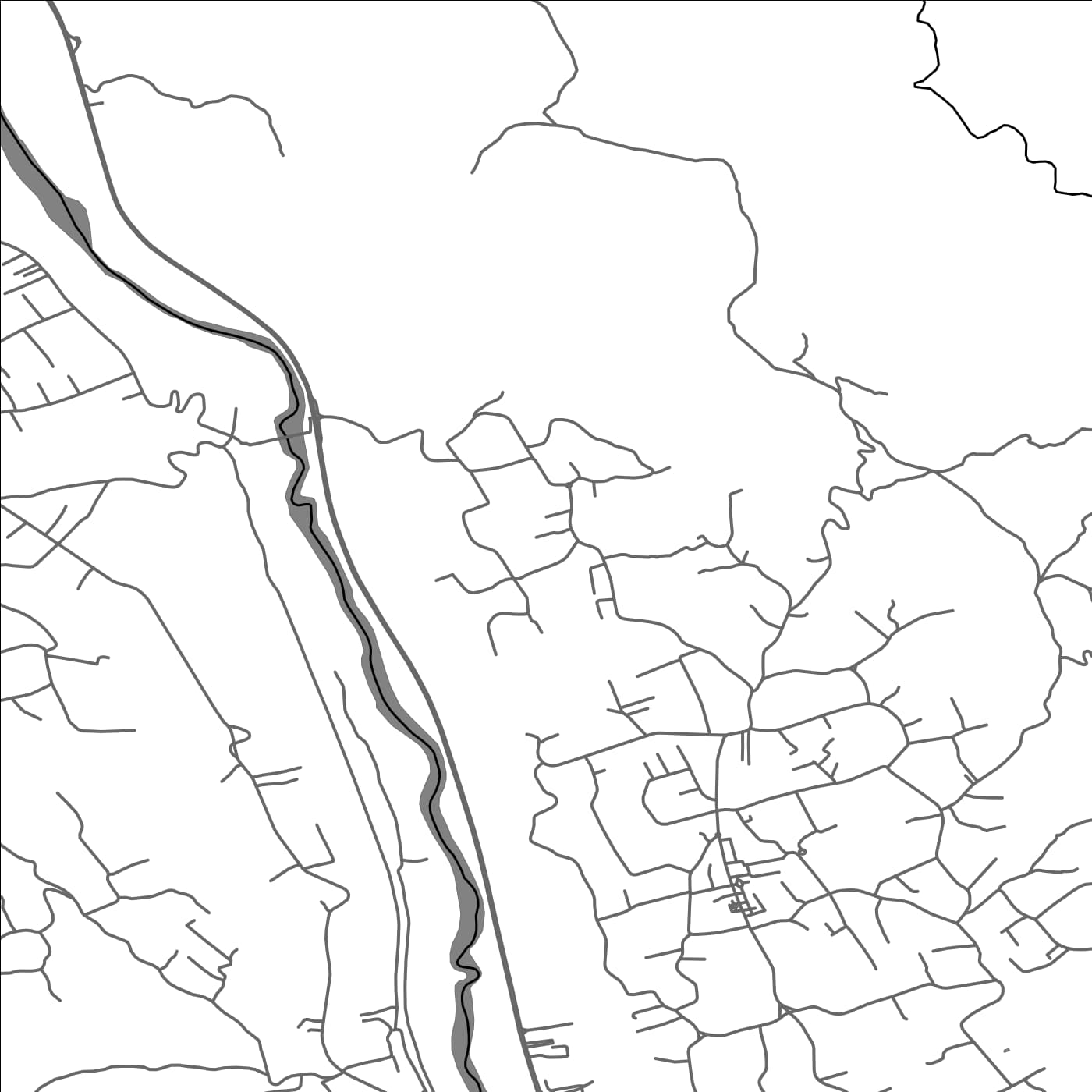 ROAD MAP OF CORNU-DE-SUS, ROMANIA BY MAPBAKES