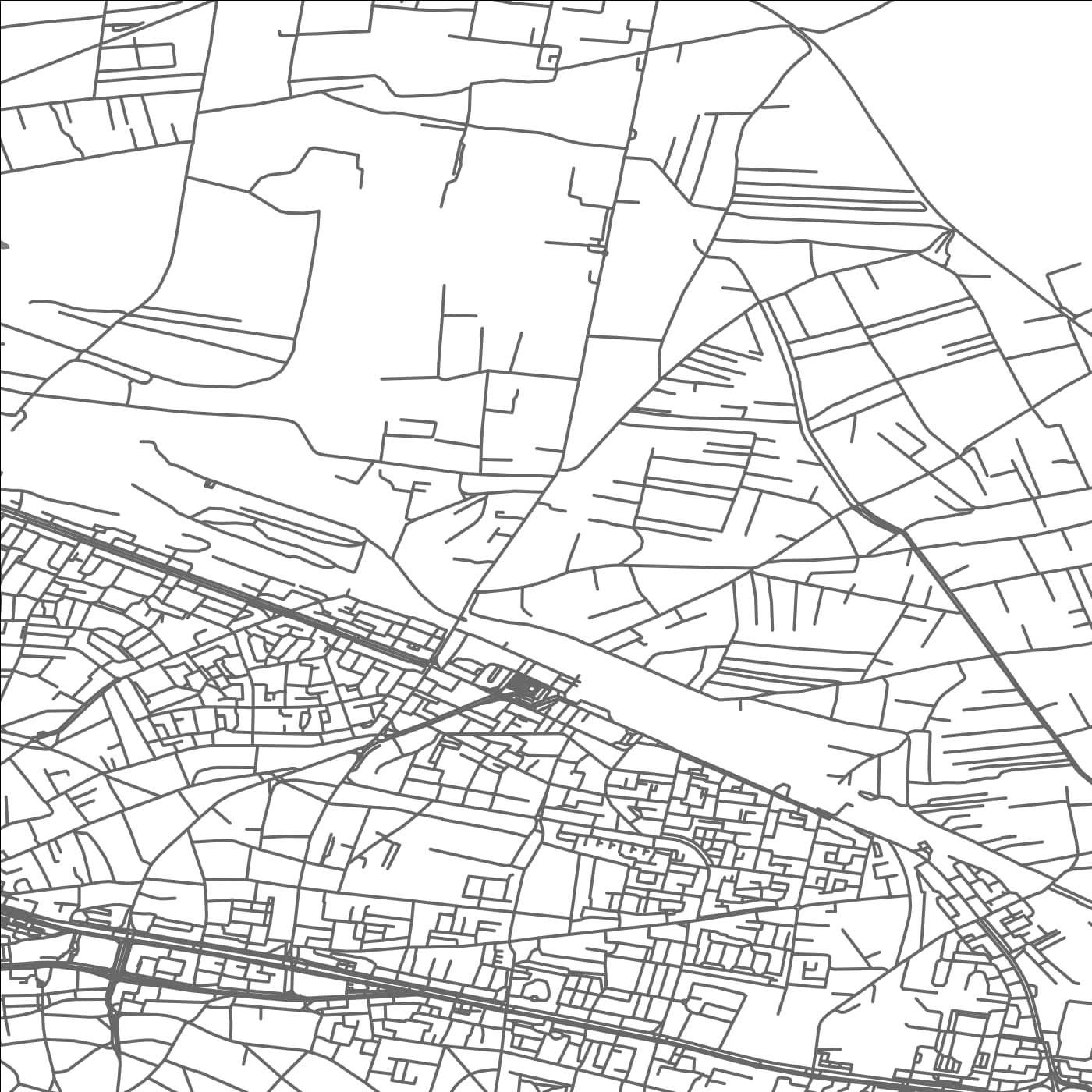 ROAD MAP OF CRAIOVA, ROMANIA BY MAPBAKES