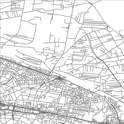 ROAD MAP OF CRAIOVA, ROMANIA BY MAPBAKES