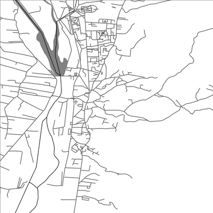 ROAD MAP OF CURTEA-DE-ARGES, ROMANIA BY MAPBAKES