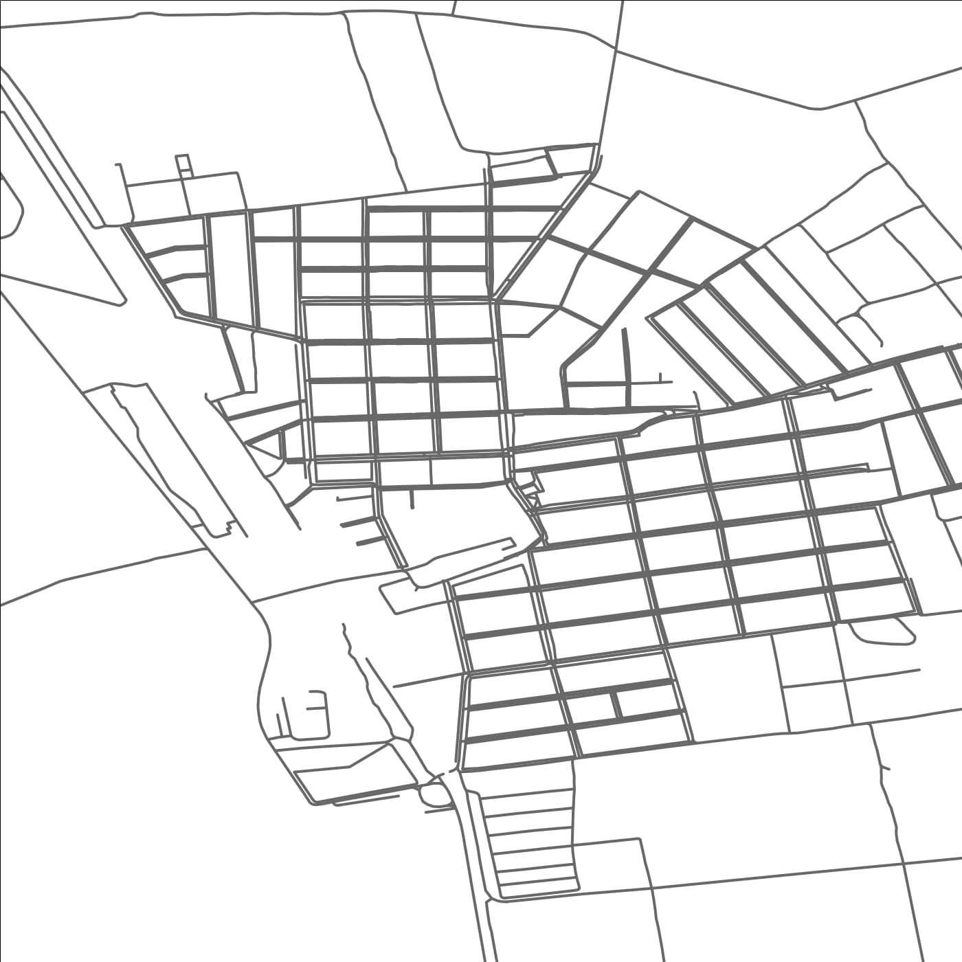 ROAD MAP OF CURTICI, ROMANIA BY MAPBAKES