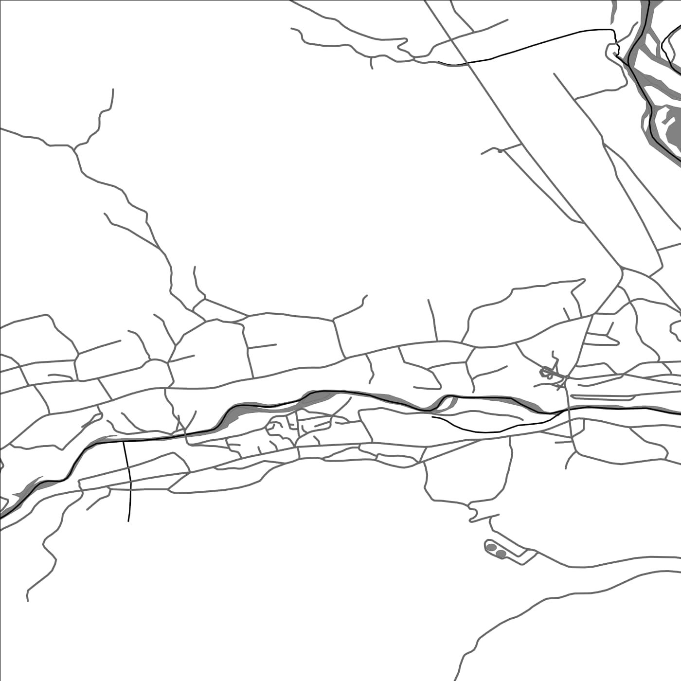 ROAD MAP OF DARMANESTI, ROMANIA BY MAPBAKES