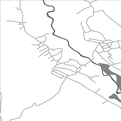 ROAD MAP OF DECINDENI, ROMANIA BY MAPBAKES