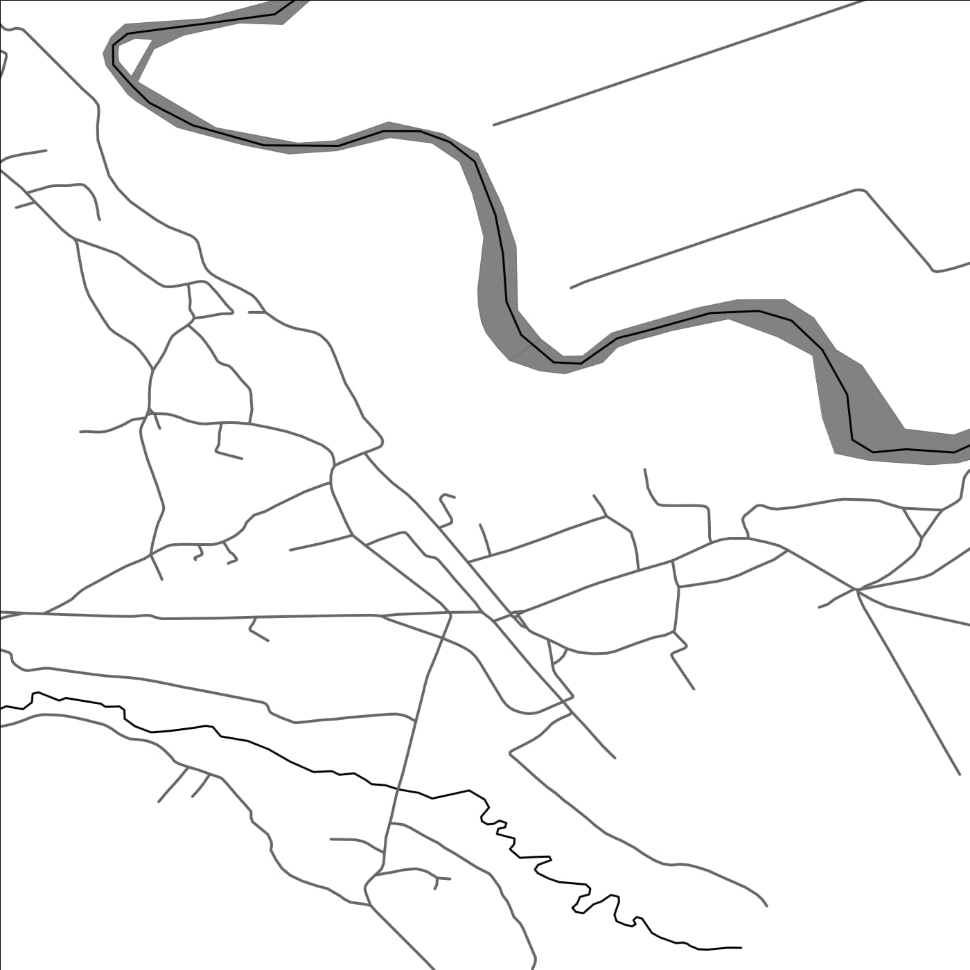 ROAD MAP OF DOLHASCA, ROMANIA BY MAPBAKES