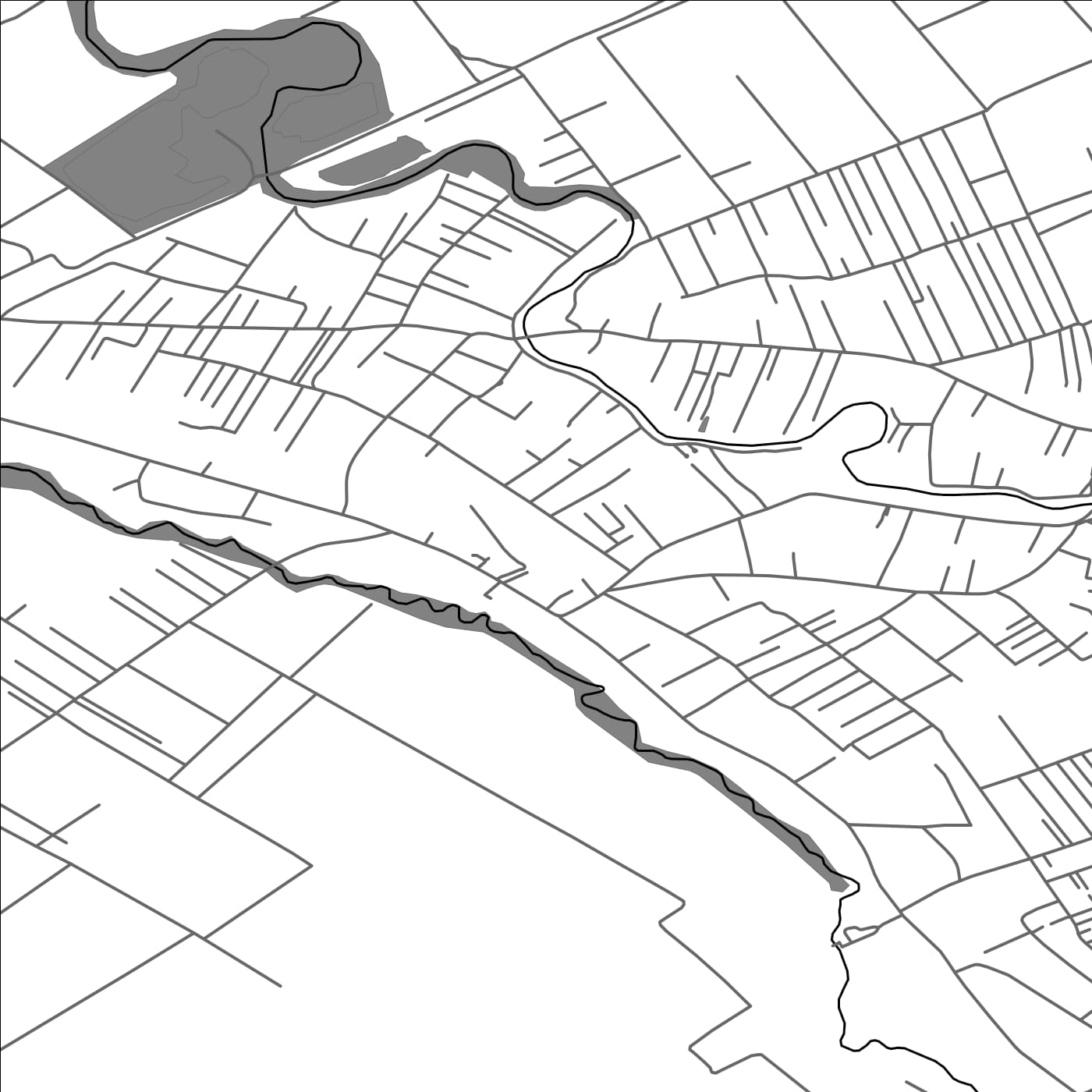 ROAD MAP OF DOMNESTI, ROMANIA BY MAPBAKES