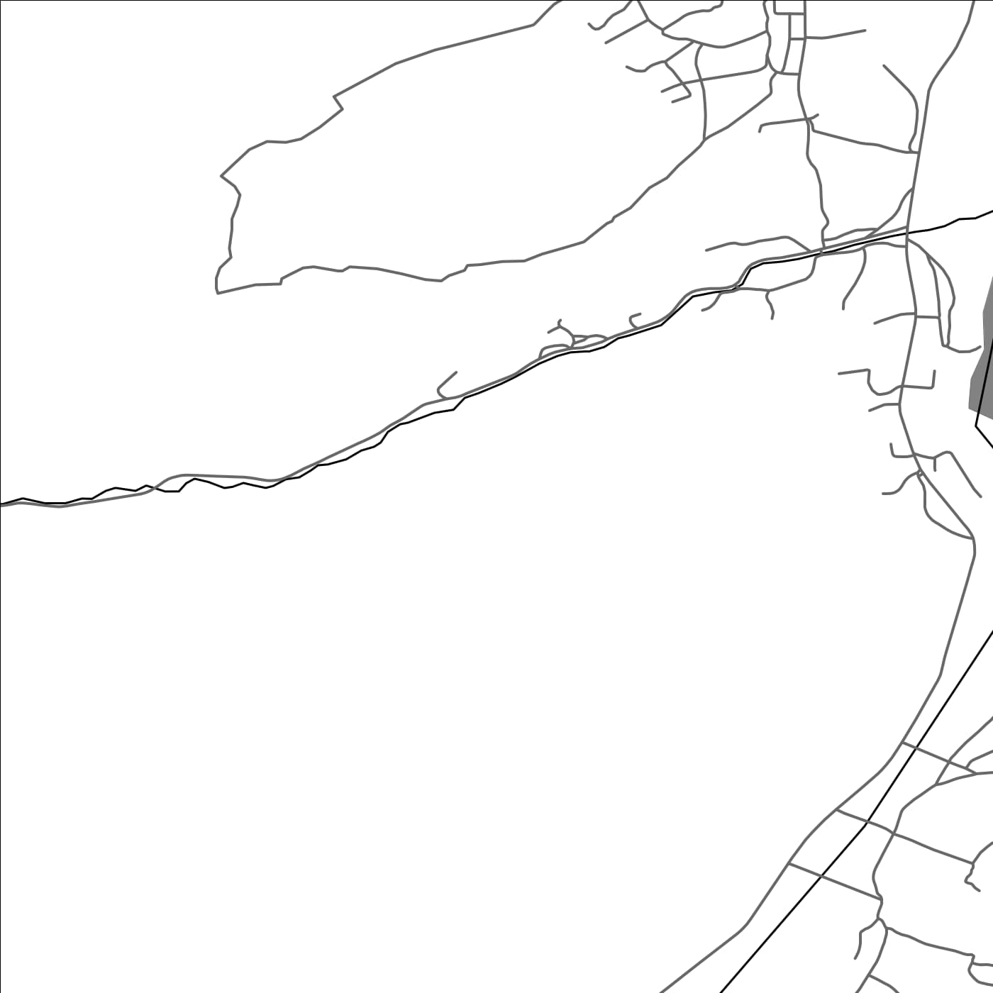 ROAD MAP OF FRASIN, ROMANIA BY MAPBAKES