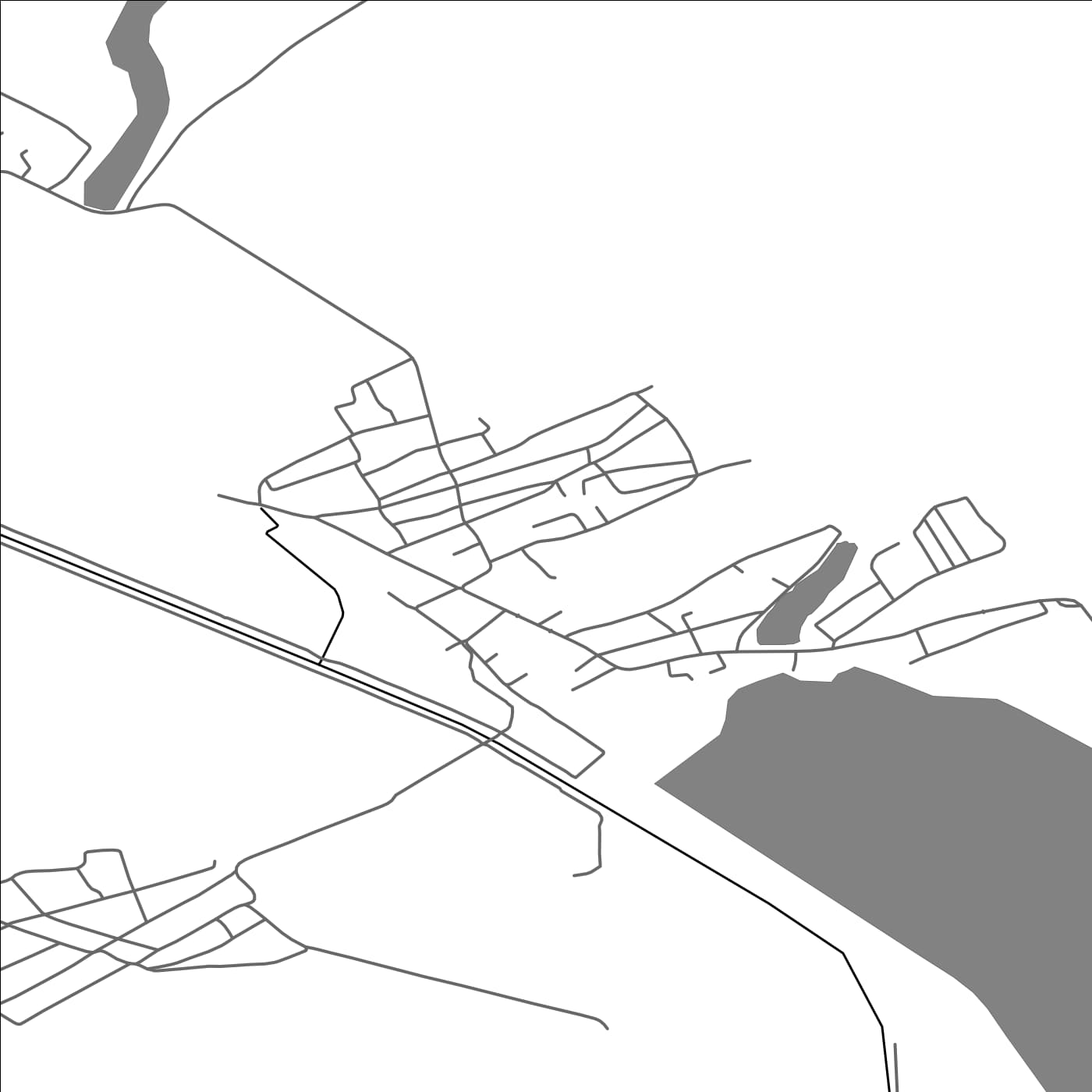 ROAD MAP OF GALBINASI, ROMANIA BY MAPBAKES