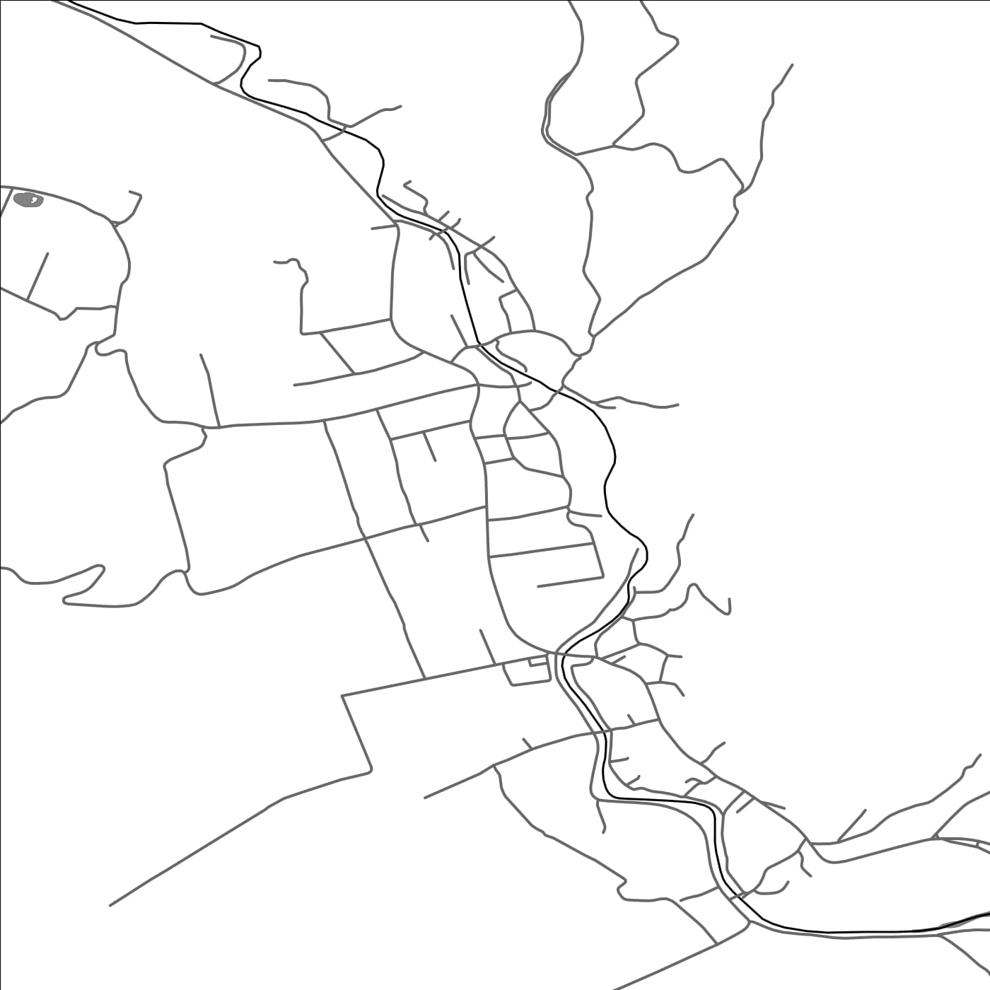 ROAD MAP OF GEOAGIU, ROMANIA BY MAPBAKES