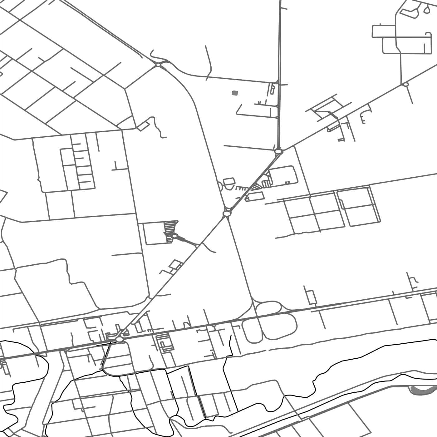 ROAD MAP OF GHIRODA, ROMANIA BY MAPBAKES