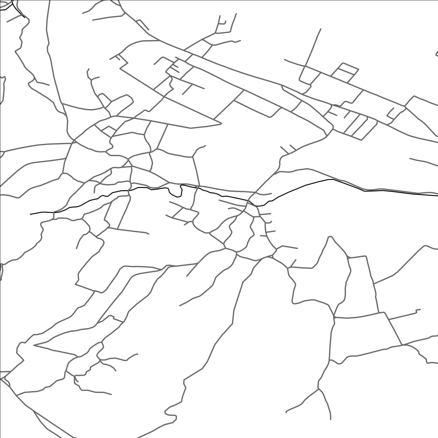 ROAD MAP OF GORUNI, ROMANIA BY MAPBAKES