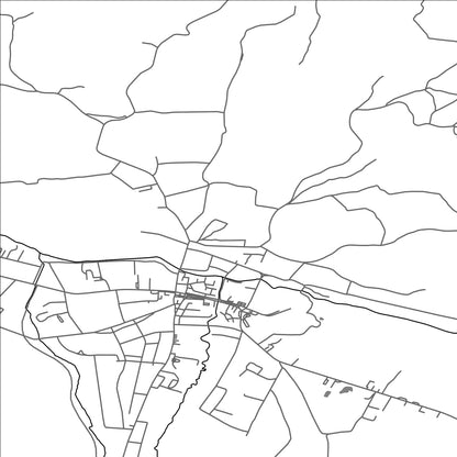 ROAD MAP OF HUEDIN, ROMANIA BY MAPBAKES