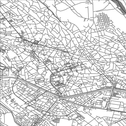 ROAD MAP OF IASI, ROMANIA BY MAPBAKES