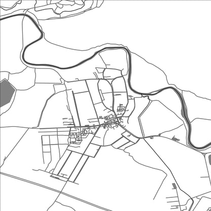 ROAD MAP OF IERNUT, ROMANIA BY MAPBAKES