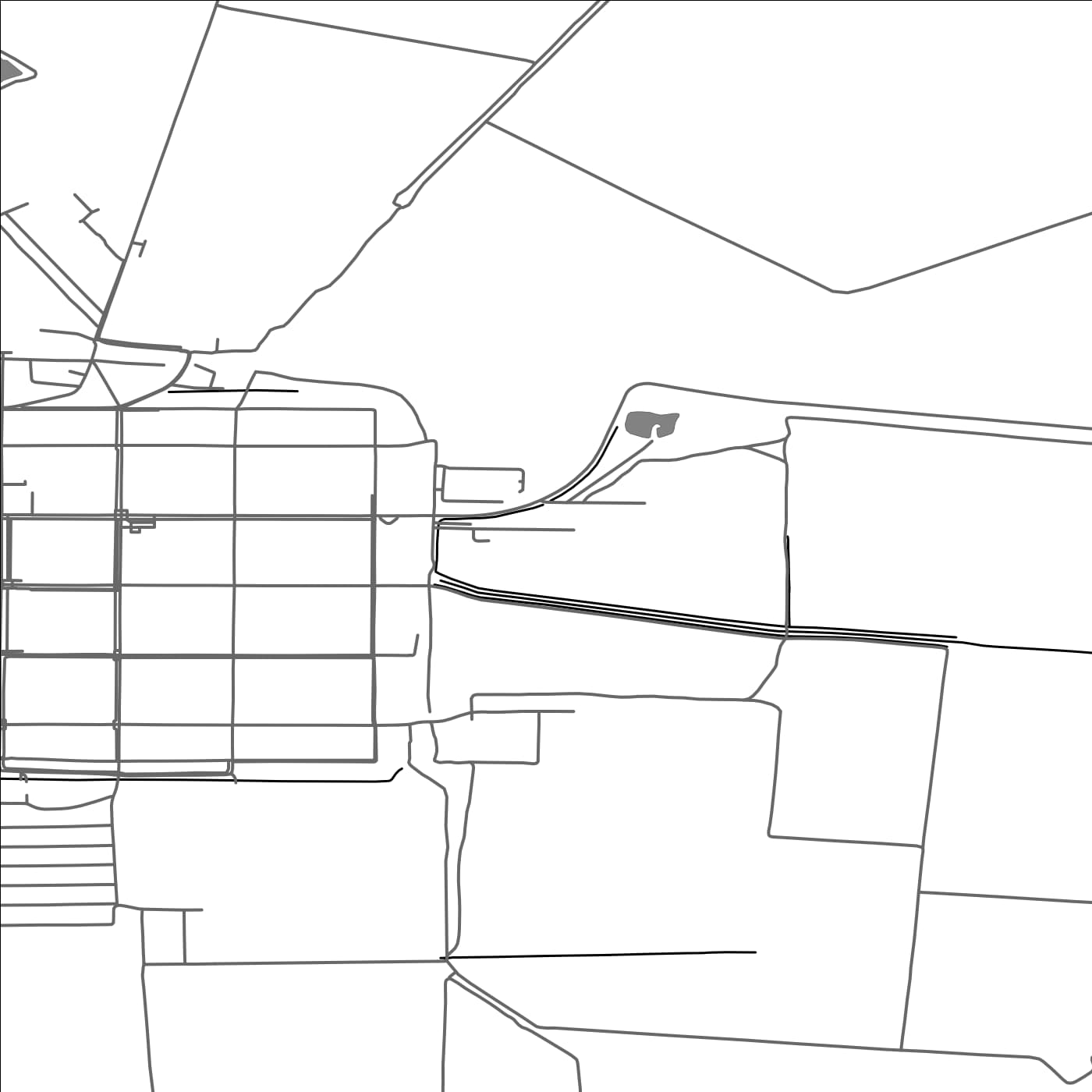 ROAD MAP OF JIMBOLIA, ROMANIA BY MAPBAKES