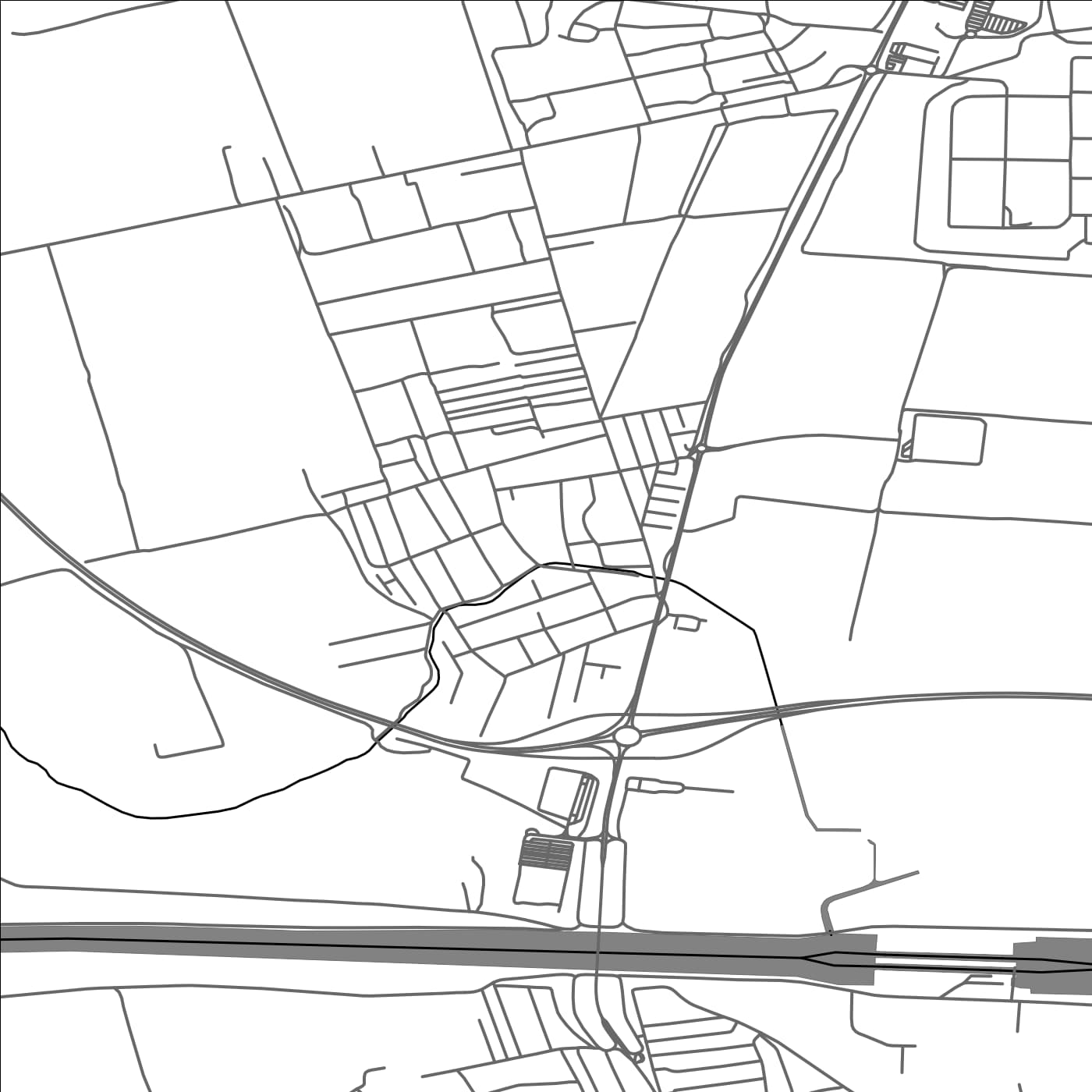 ROAD MAP OF LAZU, ROMANIA BY MAPBAKES