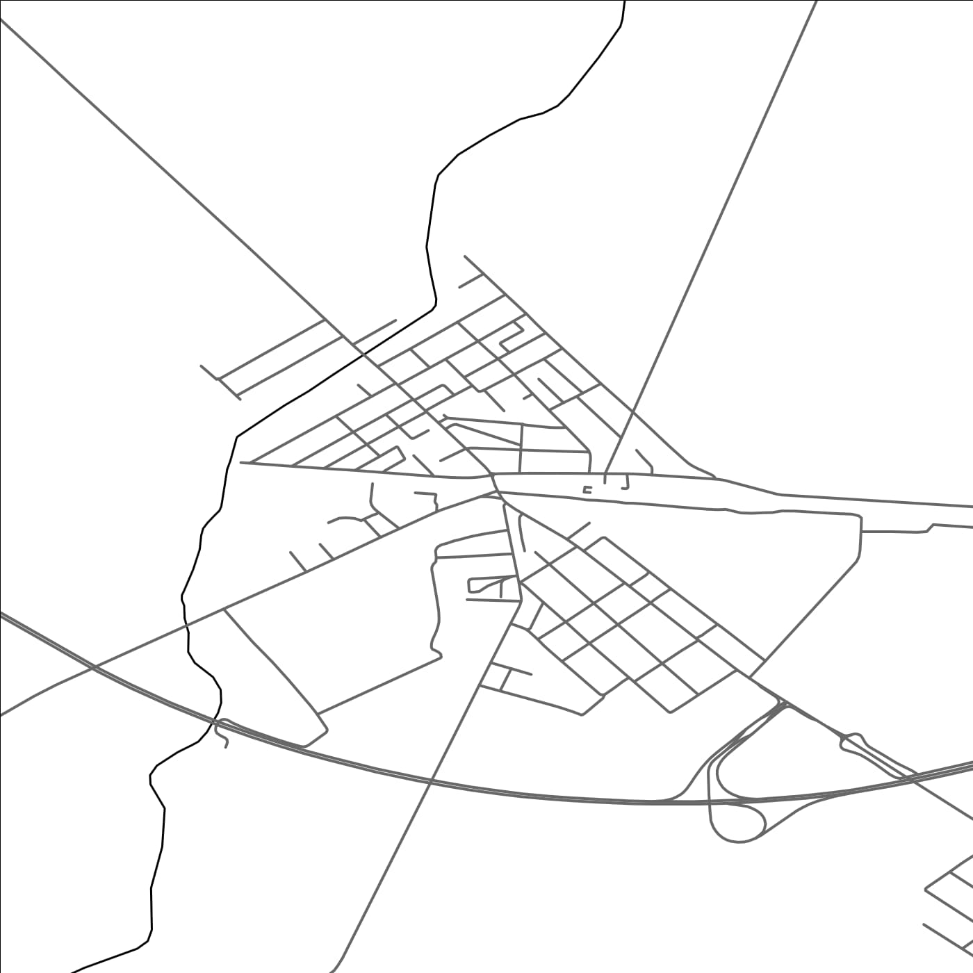 ROAD MAP OF LEHLIU-GARA, ROMANIA BY MAPBAKES