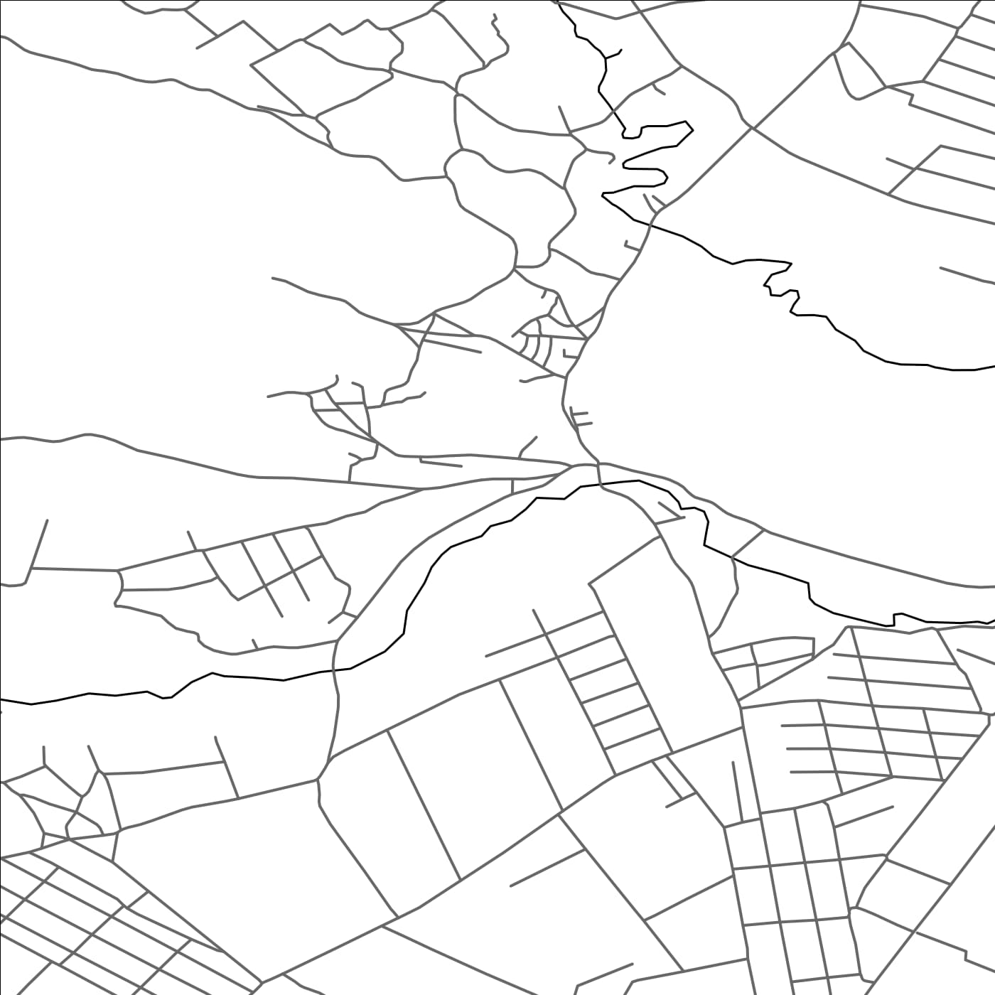 ROAD MAP OF LIESTI, ROMANIA BY MAPBAKES