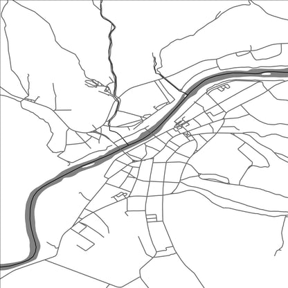 ROAD MAP OF LIPOVA, ROMANIA BY MAPBAKES