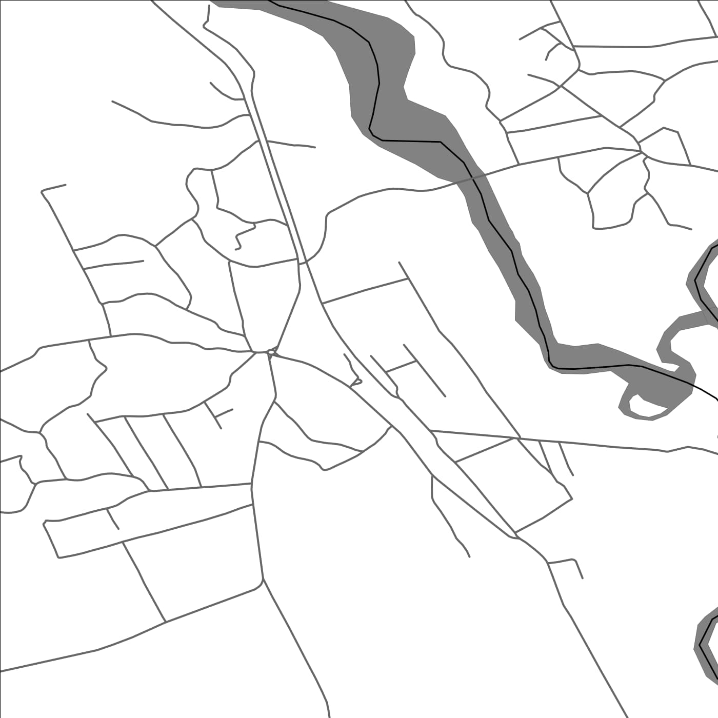 ROAD MAP OF LITENI, ROMANIA BY MAPBAKES