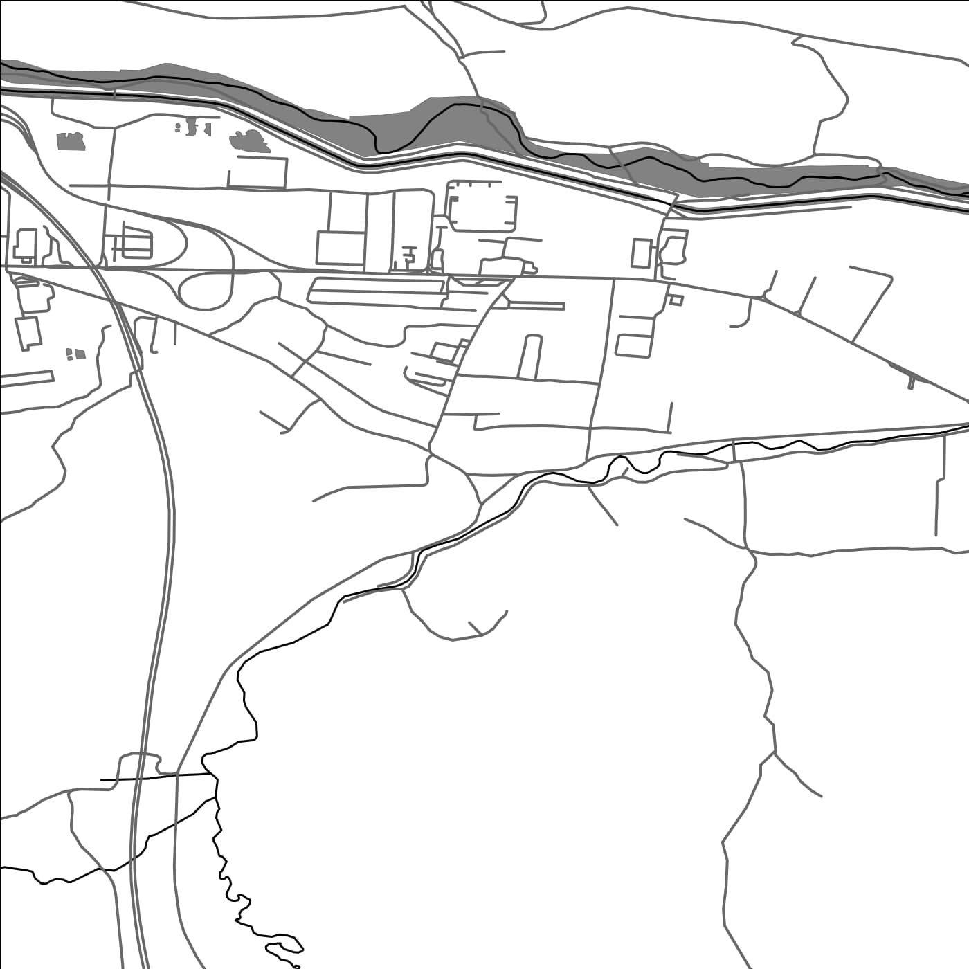 ROAD MAP OF LUNA-DE-SUS, ROMANIA BY MAPBAKES