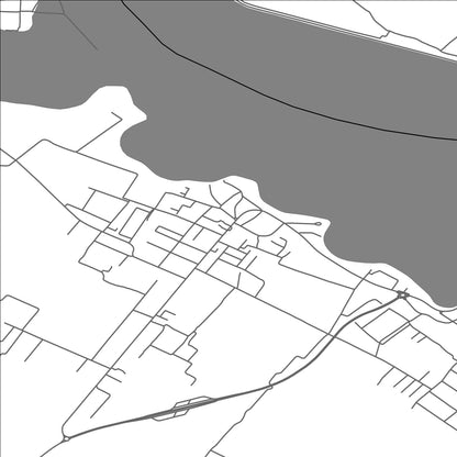 ROAD MAP OF MIHAILESTI, ROMANIA BY MAPBAKES