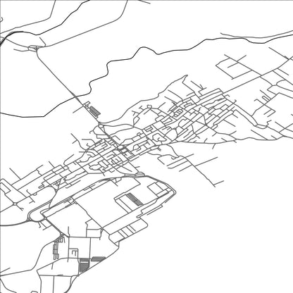 ROAD MAP OF MIOVENI, ROMANIA BY MAPBAKES