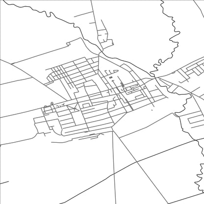 ROAD MAP OF MIZIL, ROMANIA BY MAPBAKES