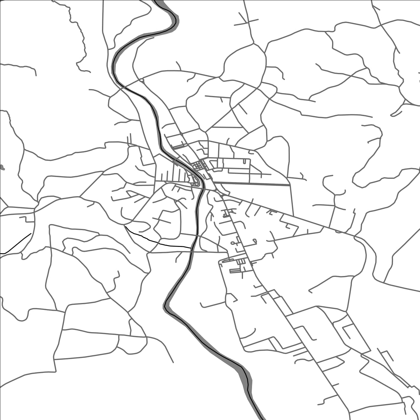 ROAD MAP OF MORENI, ROMANIA BY MAPBAKES