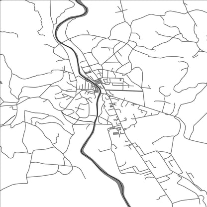 ROAD MAP OF MORENI, ROMANIA BY MAPBAKES