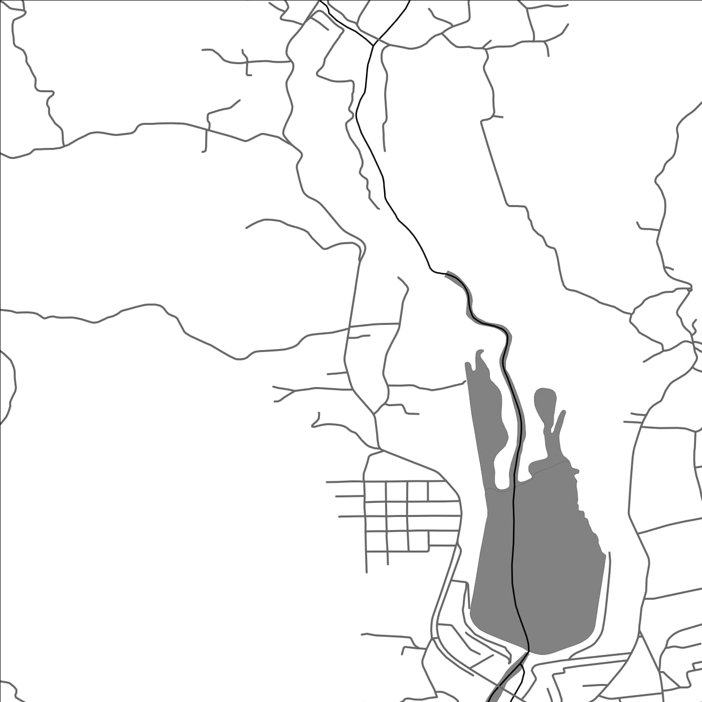 ROAD MAP OF MOTAENI, ROMANIA BY MAPBAKES