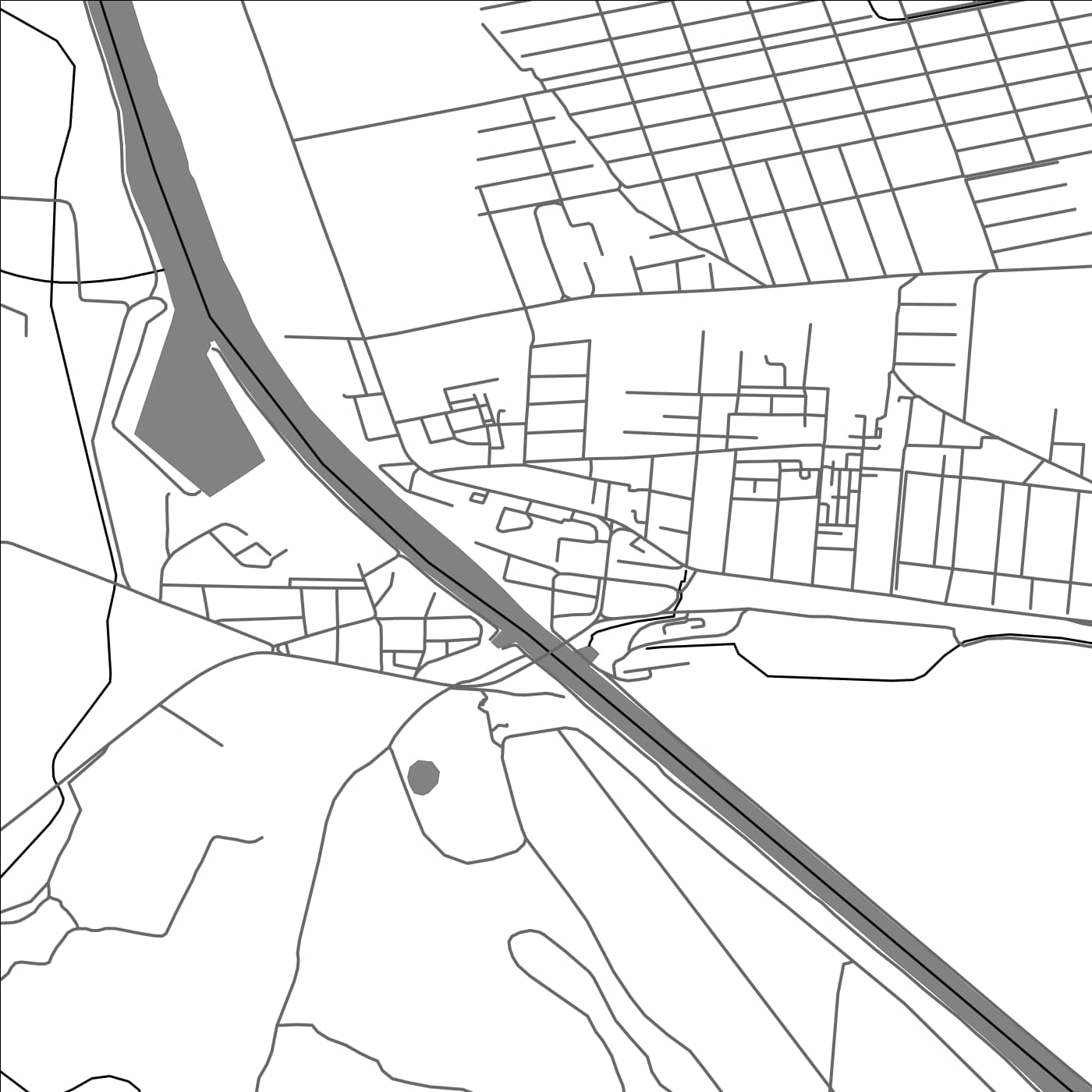 ROAD MAP OF MURFATLAR, ROMANIA BY MAPBAKES