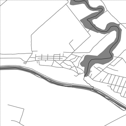ROAD MAP OF NEGOESTI, ROMANIA BY MAPBAKES