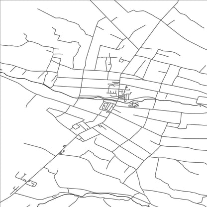 ROAD MAP OF NEGRESTI-OAS, ROMANIA BY MAPBAKES