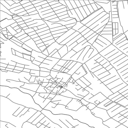 ROAD MAP OF ODOBESTI, ROMANIA BY MAPBAKES
