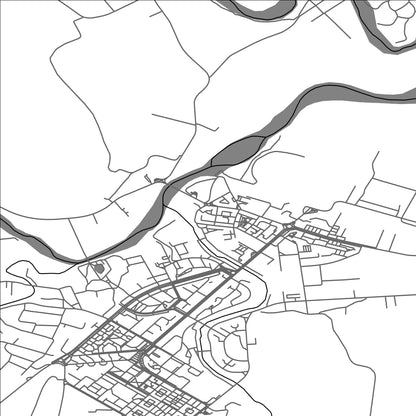 ROAD MAP OF ONESTI, ROMANIA BY MAPBAKES
