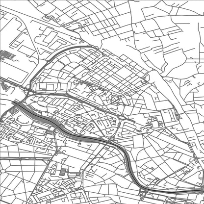 ROAD MAP OF ORADEA, ROMANIA BY MAPBAKES