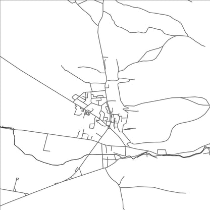 ROAD MAP OF ORAVITA, ROMANIA BY MAPBAKES