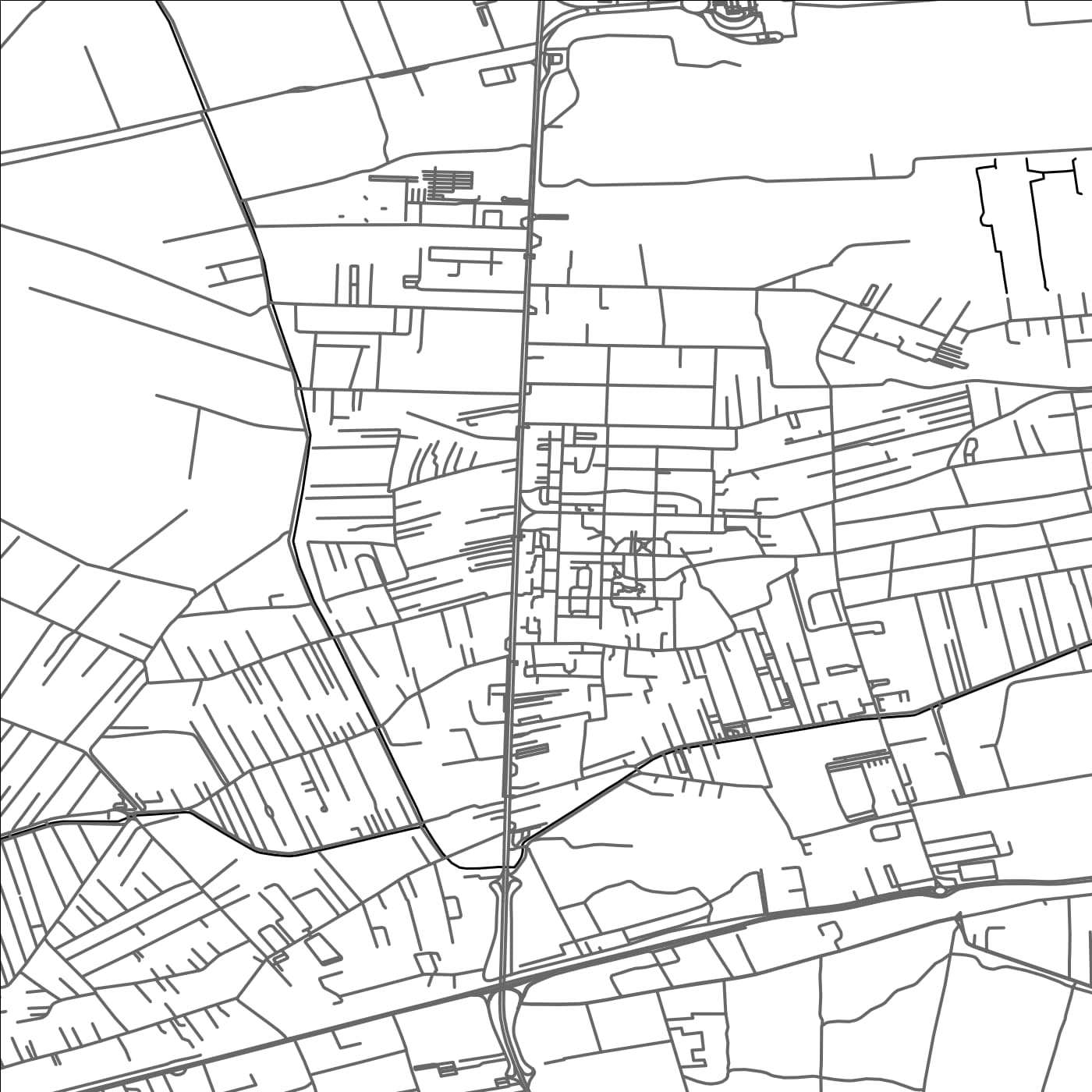 ROAD MAP OF OTOPENI, ROMANIA BY MAPBAKES