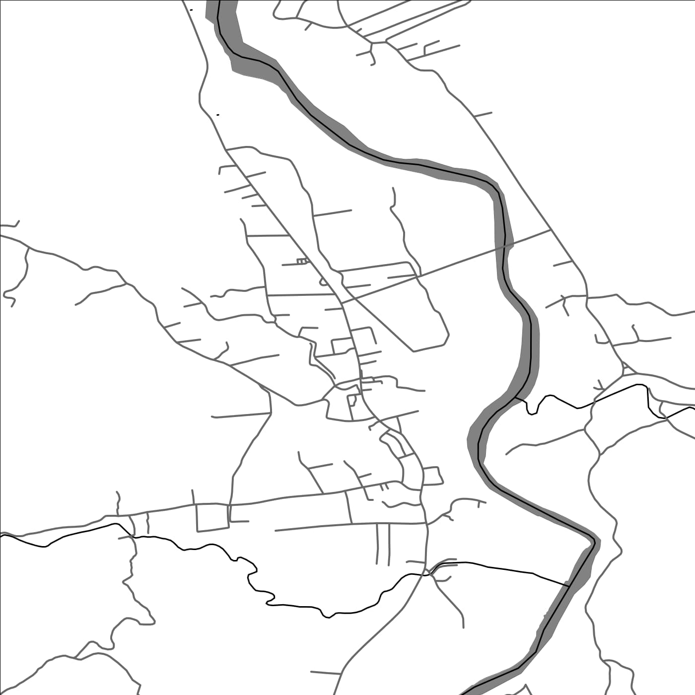 ROAD MAP OF PATARLAGELE, ROMANIA BY MAPBAKES