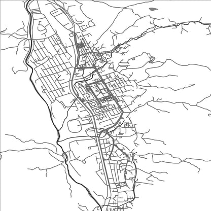 ROAD MAP OF PETROSANI, ROMANIA BY MAPBAKES