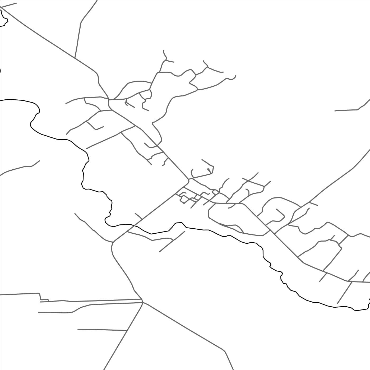 ROAD MAP OF POTCOAVA, ROMANIA BY MAPBAKES