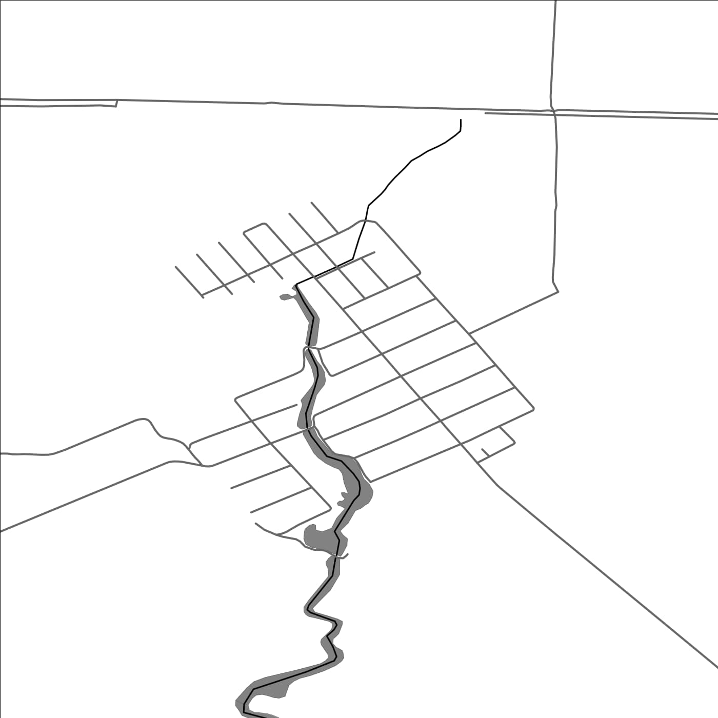 ROAD MAP OF PROGRESU, ROMANIA BY MAPBAKES