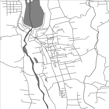 ROAD MAP OF PUCIOASA, ROMANIA BY MAPBAKES