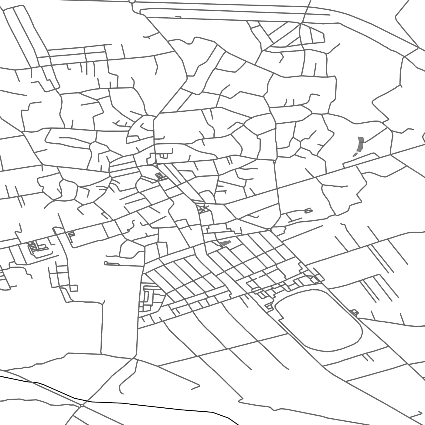 ROAD MAP OF RADAUTI, ROMANIA BY MAPBAKES